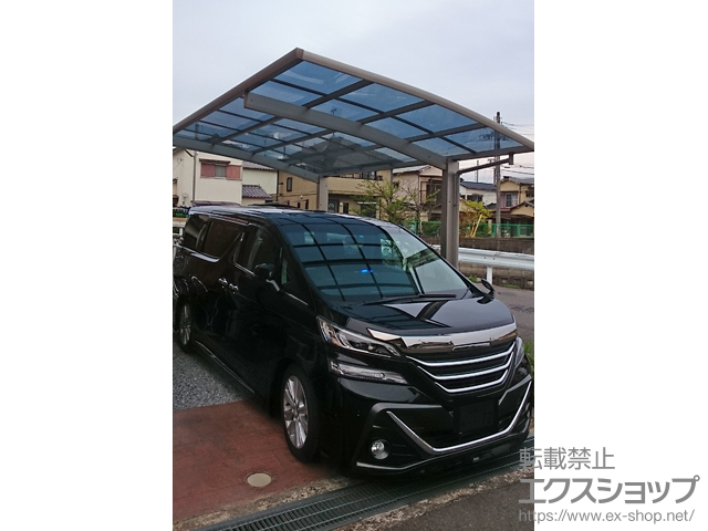 滋賀県近江八幡市ののカーポート プレシオスポート 積雪〜20cm対応 施工例