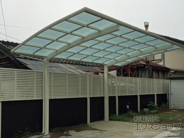 兵庫県川西市ののカーポート レイナポートグラン　積雪〜20cm対応 施工例