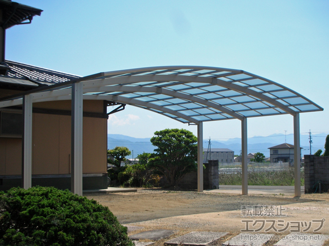 徳島県阿波市ののカーポート レイナトリプルポートグラン 積雪〜20cm対応 施工例