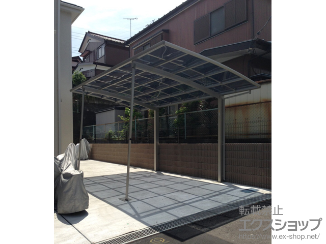 東京都八王子市ののカーポート レイナポートグラン 積雪〜30cm対応 施工例