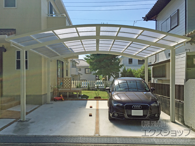 千葉県印旛郡栄町ののカーポート レイナツインポートグラン　積雪〜20cm対応 施工例