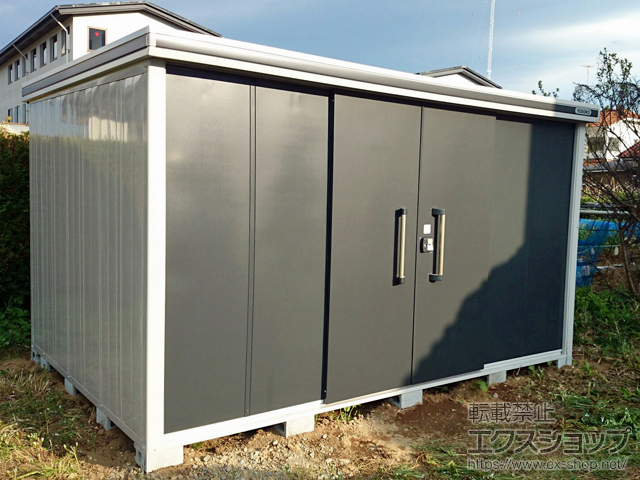 福島県南相馬市のの物置・屋外倉庫 エルモ 一般型（LMD-3625-SM） 施工例
