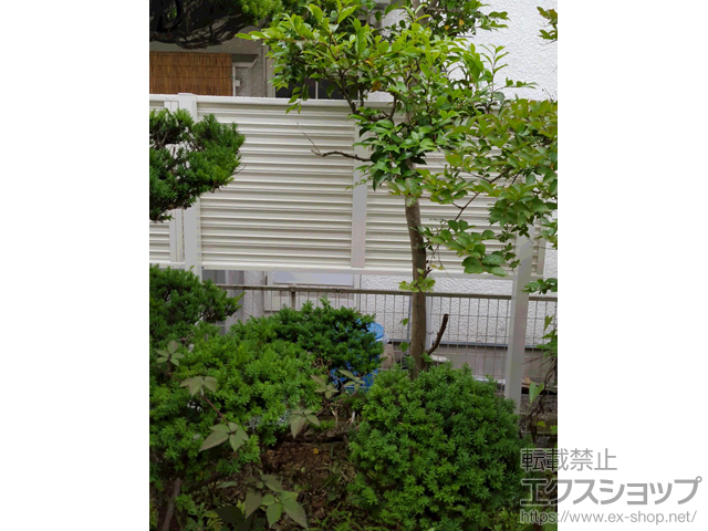 東京都八王子市ののフェンス・柵 ミエーネフェンス 2段支柱 施工例