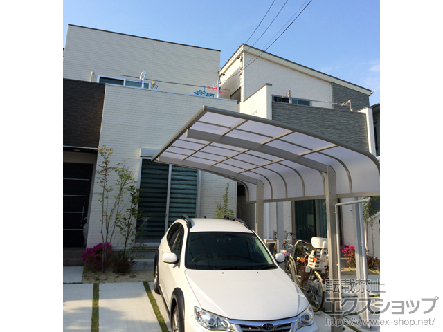 愛知県北名古屋市ののカーポート プレシオスポート アルファ 積雪〜20cm対応 施工例