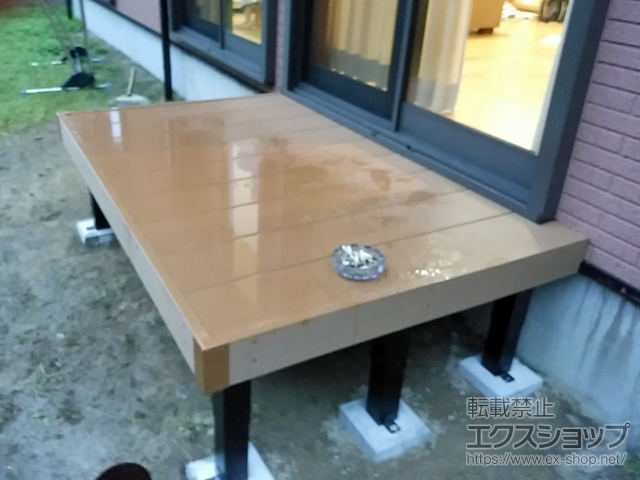 長崎県佐世保市ののウッドデッキ マージウッドデッキ 施工例