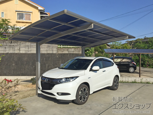 長崎県東彼杵郡波佐見町ののカーポート レイナポートグラン　積雪〜20cm対応 施工例