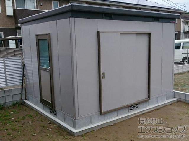 千葉県市原市のの物置・屋外倉庫 ナイソー 一般型（SMK-110H） 施工例