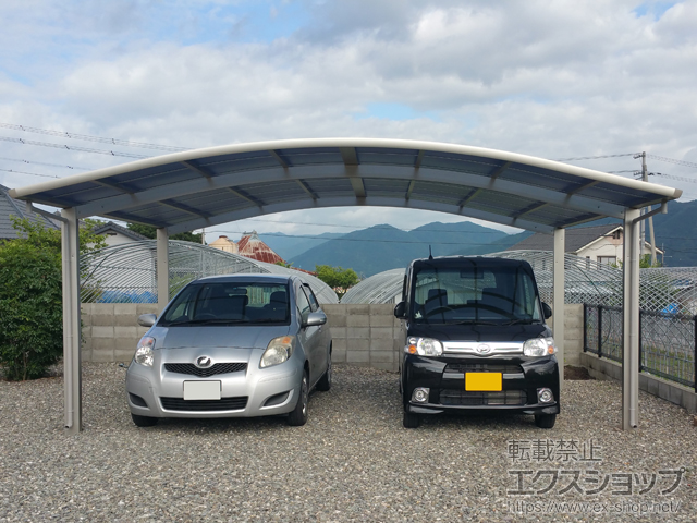 徳島県三好市ののカーポート レイナツインポートグラン　積雪〜20cm対応 施工例