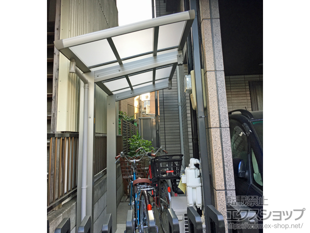 東京都板橋区ののサイクルポート・駐輪場 プレシオスポート ミニ 積雪〜20cm対応 施工例
