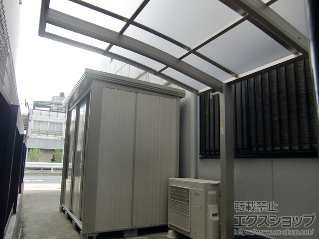 東京都荒川区ののサイクルポート・駐輪場 プレシオスポート ミニ 積雪〜20cm対応 施工例