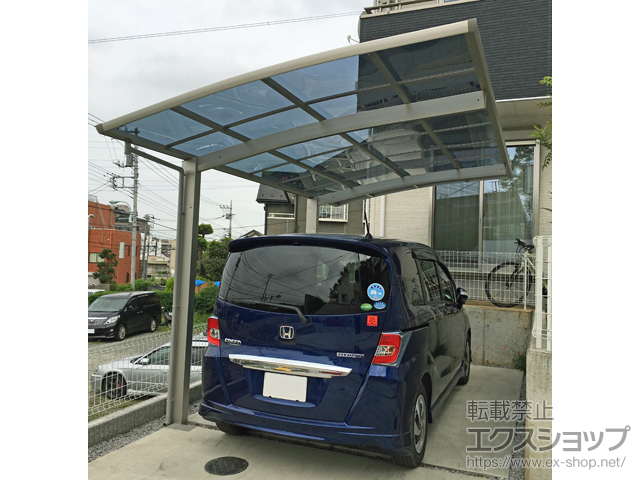 東京都町田市ののカーポート プレシオスポート 積雪〜20cm対応 施工例