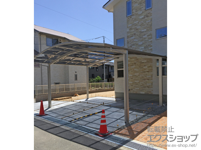 岡山県倉敷市ののカーポート レイナツインポートグラン　積雪〜20cm対応 施工例
