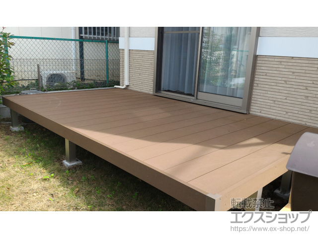 東京都三鷹市ののウッドデッキ リウッドデッキ 200 施工例