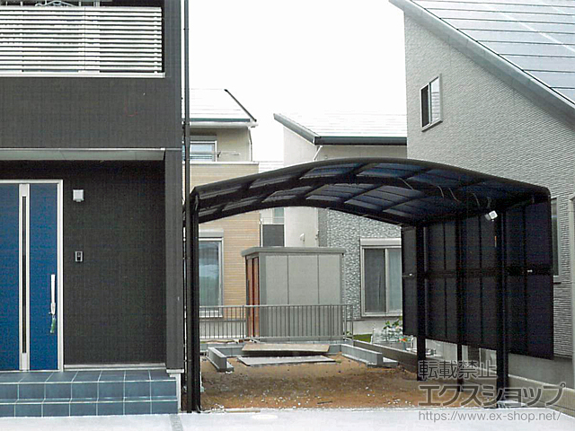 千葉県旭市ののカーポート レイナツインポートグラン　積雪〜20cm対応 施工例