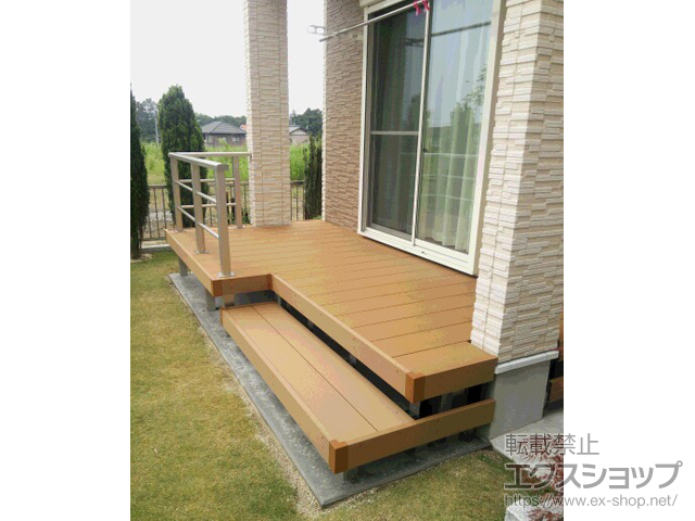 茨城県水戸市ののウッドデッキ マージウッドデッキ 施工例