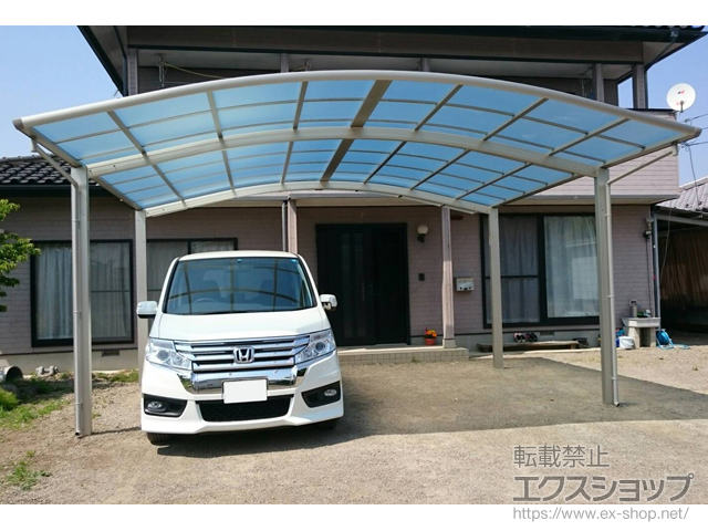 群馬県藤岡市ののカーポート レイナツインポートグラン　積雪〜20cm対応 施工例