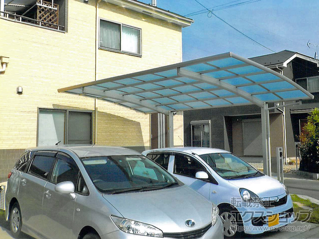 栃木県宇都宮市ののカーポート レイナポートグラン　積雪〜20cm対応 施工例