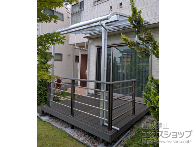 埼玉県八潮市ののウッドデッキ 樹ら楽ステージ 施工例