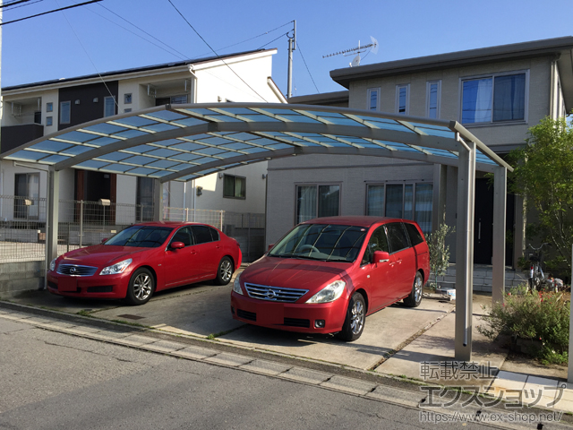 大分県大分市ののカーポート レイナトリプルポートグラン　積雪〜20cm対応 施工例