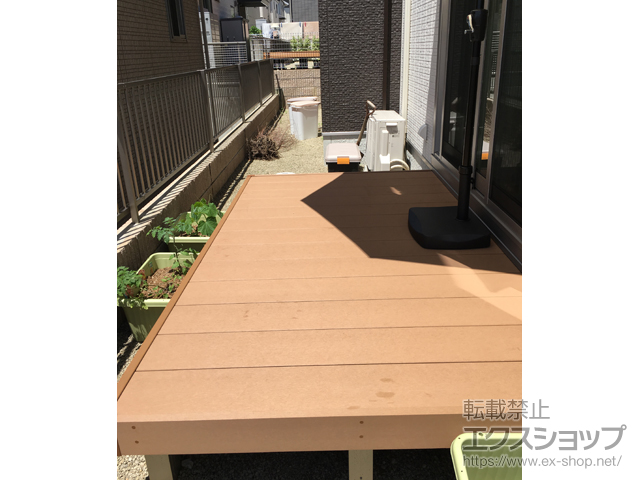 長崎県西彼杵郡長与町ののウッドデッキ マージウッドデッキ 施工例