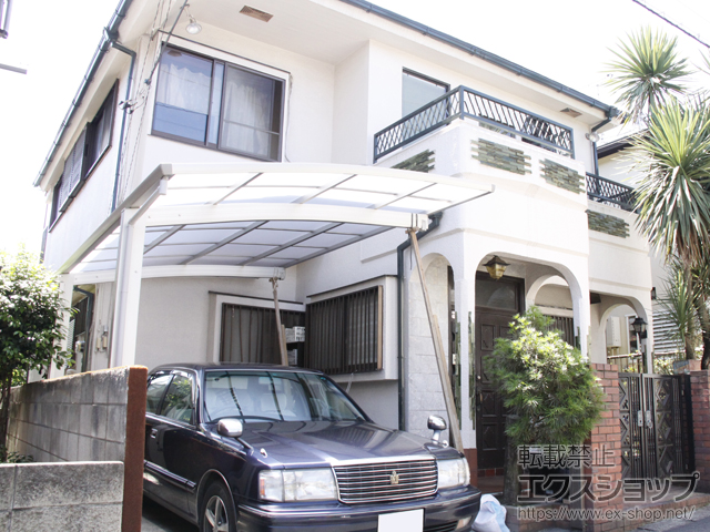 東京都西東京市ののカーポート プレシオスポート 積雪〜20cm対応 施工例