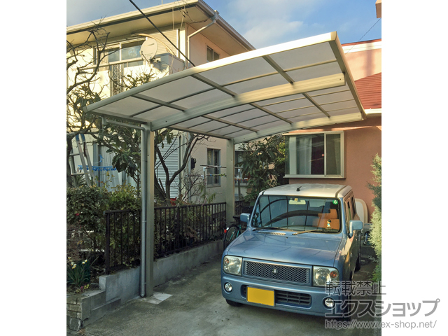 千葉県浦安市ののカーポート プレシオスポート 積雪〜20cm対応 施工例