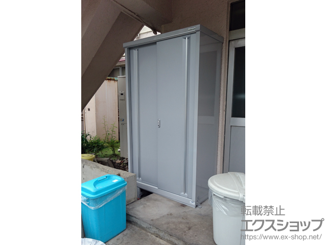 大阪府大阪市のの物置・屋外倉庫 シンプリー 一般型（MJX-115E-FS） 施工例