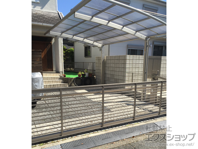 奈良県奈良市ののカーゲート ワイドオーバードア　S1型 電動式 施工例