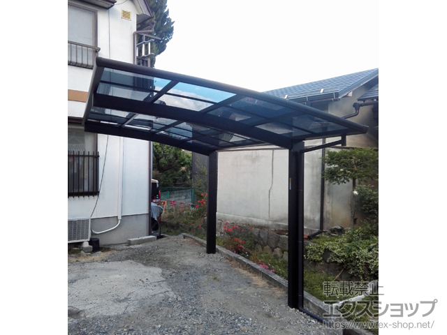 長野県長野市ののカーポート プレシオスポート 積雪〜20cm対応 施工例