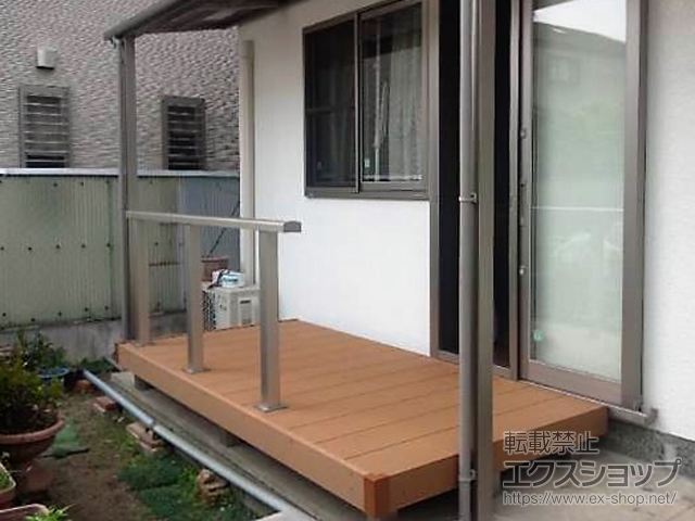 兵庫県西宮市ののウッドデッキ マージウッドデッキ 施工例