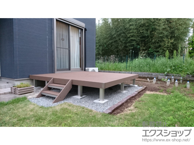 埼玉県坂戸市ののウッドデッキ リウッドデッキ 200 施工例