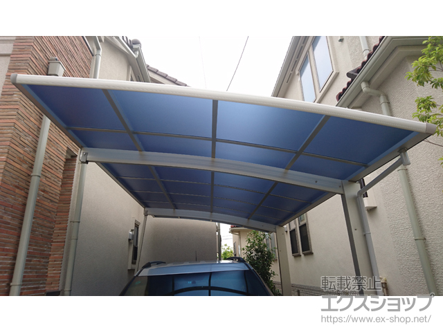 東京都稲城市ののカーポート プレシオスポート 積雪〜20cm対応 施工例