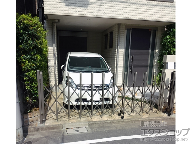 東京都豊島区ののカーゲート トリップゲート RB型 ノンレール 片開き 35S 施工例