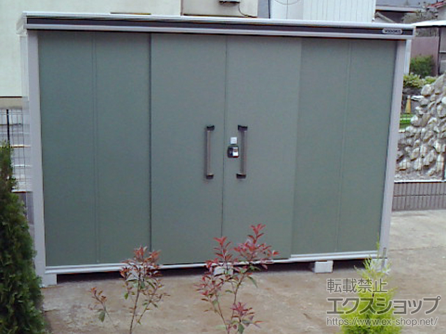 東京都青梅市のの物置・屋外倉庫 エルモ 積雪型（LMDS-3625H-EG ） 施工例