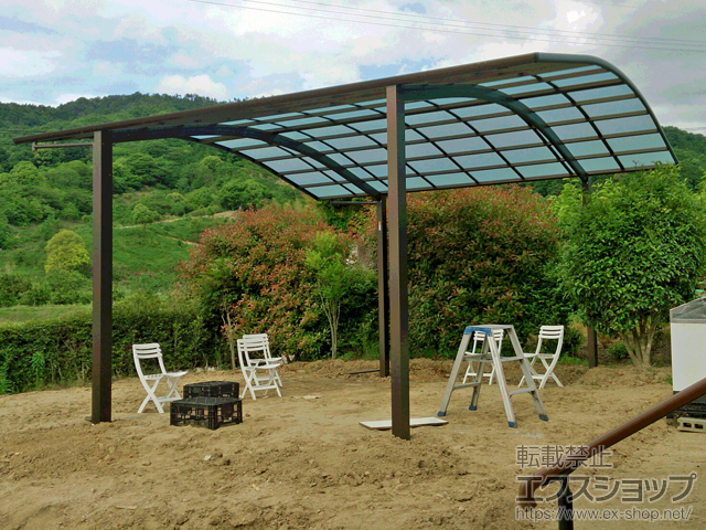 奈良県桜井市ののカーポート レイナツインポートグラン　積雪〜20cm対応 施工例