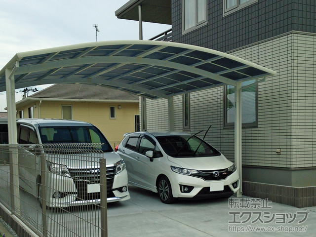 福島県いわき市ののカーポート レイナツインポートグラン　積雪〜20cm対応 施工例