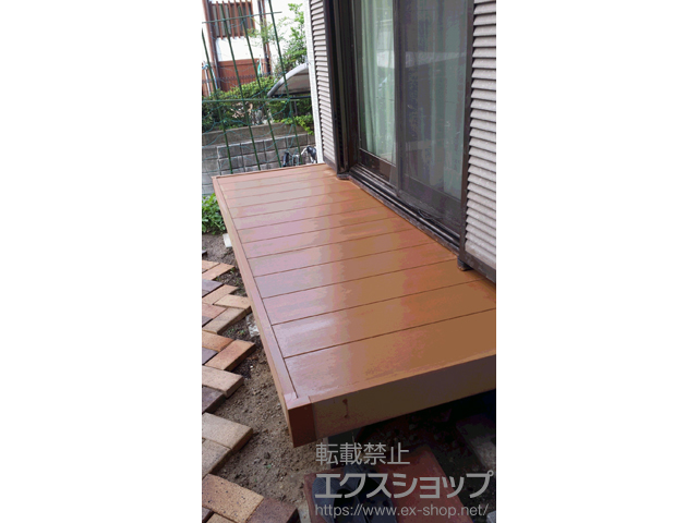 福岡県福岡市ののウッドデッキ マージウッドデッキ 施工例