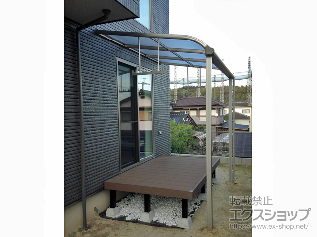 福岡県北九州市ののウッドデッキ マージウッドデッキ 施工例