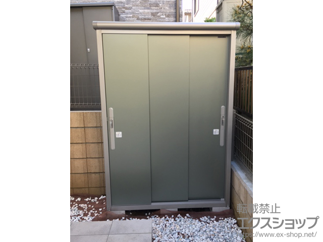 埼玉県入間市のの物置・屋外倉庫 エスモ 一般型(ESD-1305AGL-SI) 施工例