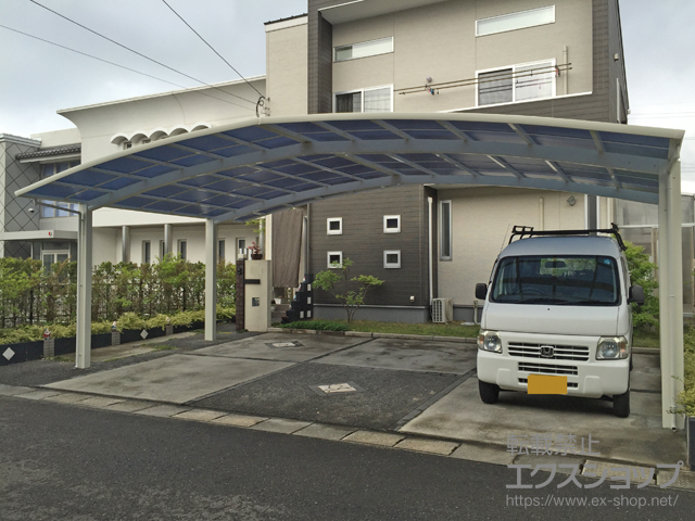 佐賀県唐津市ののカーポート レイナトリプルポートグラン　積雪〜20cm対応 施工例