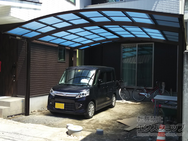 広島県広島市ののカーポート レイナツインポートグラン　積雪〜20cm対応 施工例