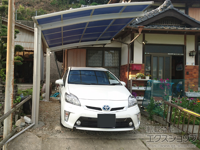 佐賀県武雄市ののカーポート プレシオスポート 積雪〜20cm対応 施工例