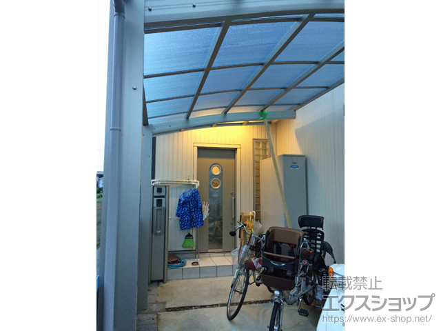 大阪府八尾市ののカーポート レイナポートグラン　積雪〜20cm対応 施工例