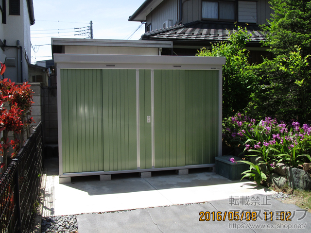 埼玉県本庄市のの物置・屋外倉庫 ネクスタ 一般型（NXN-65S-OG） 施工例