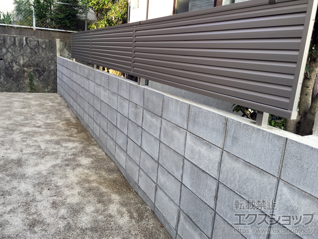 兵庫県西宮市ののフェンス・柵 ミエーネフェンス 自由柱 施工例