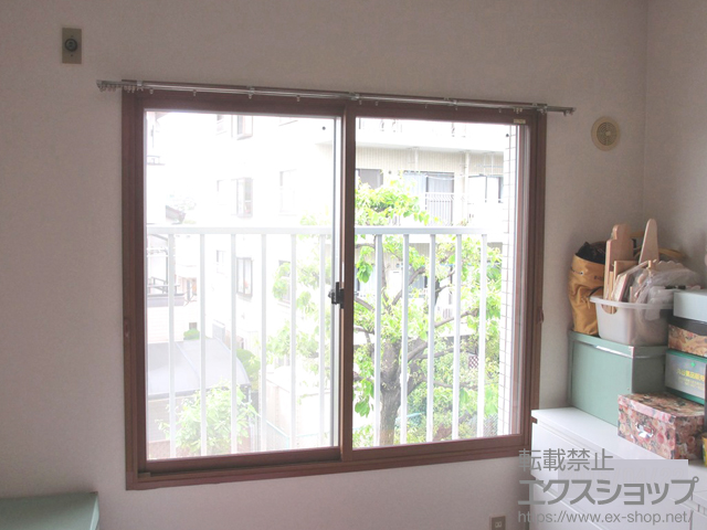 神奈川県横浜市のの二重窓（内窓） インプラス ダストバリア仕様 引違い窓 2枚建 施工例