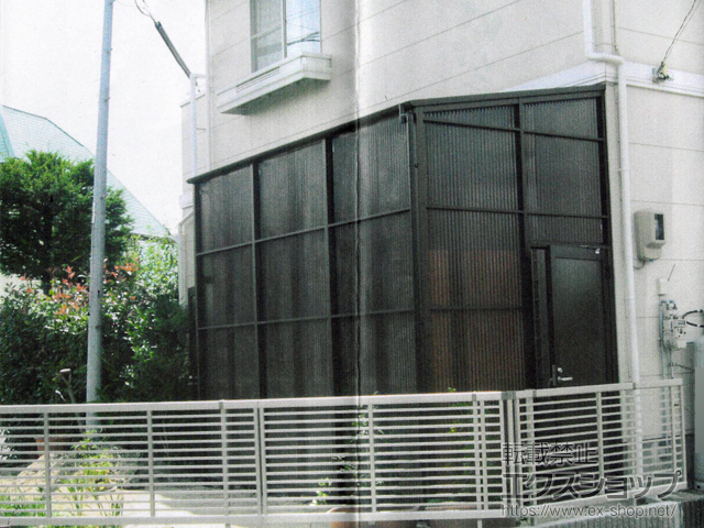 宮城県大崎市ののストックヤード ストックヤードII 積雪50cm対応 両側ドア付きタイプ 施工例