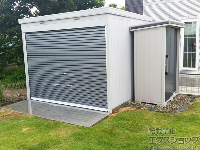 埼玉県北埼玉郡大利根町のの物置・屋外倉庫 ドマール 土間タイプ 一般型（FXN-81HD） FXN-81HD-UG 施工例