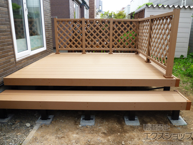 北海道札幌市ののウッドデッキ リウッドデッキ 200 施工例