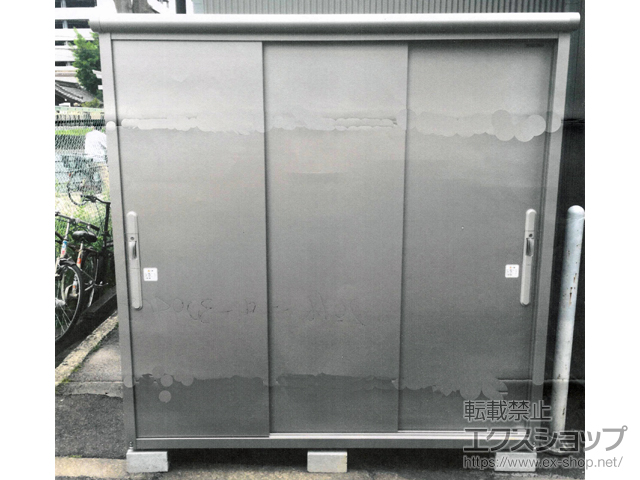 大阪府大阪市のの物置・屋外倉庫 エスモ 一般型（ESD-1909AGL-SS） 施工例